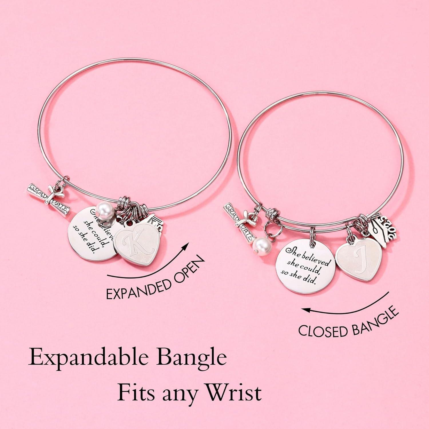 imageM MOOHAM Graduation Gifts for Her 2026 Class of 2026 High School College Graduation Gifts Inspirational Graduation BraceletF