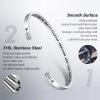 M MOOHAM Bracelets for Women – Engraved Quote Inspirational Bracelet Birthday Christmas Funny Gifts for Best Friend, Daughter, Son, Sister, Niece, Mom, Coworkers, Stainless Steel Jewelry(Bangle Cuff)