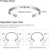 M MOOHAM Bracelets for Women – Engraved Quote Inspirational Bracelet Birthday Christmas Funny Gifts for Best Friend, Daughter, Son, Sister, Niece, Mom, Coworkers, Stainless Steel Jewelry(Love my tribe)