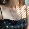 M MOOHAM Dainty Gold Necklace for Women – 18K Gold Plated Initial Necklaces for Women Trendy | Personalized Cute Initial Necklace | Layered Gold Jewelry for Women