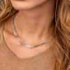 M MOOHAM Dainty Gold Necklace for Women – 18K Gold Plated Initial Necklaces for Women Trendy | Personalized Cute Initial Necklace | Layered Gold Jewelry for Women