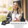 M MOOHAM Graduation Gifts for Women Her Him 2026, Inspirational Graduation Bracelets Class of 2026 High School College Graduation Gifts for Women Her with Graduation Box(With Box-Whenever you find yourself doubting how far you can go just remember…(Rose Gold))