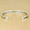 M MOOHAM Graduation Gifts for Women Her Him 2026, Inspirational Graduation Bracelets Class of 2026 High School College Graduation Gifts for Women Her with Graduation Box(With Box-Whenever You Go Whatever You Do…)