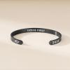 M MOOHAM Graduation Gifts for Women Her Him 2026, Inspirational Graduation Bracelets Class of 2026 High School College Graduation Gifts for Women Her with Graduation Box(With Box-Fu@king finally(Black))