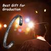 M MOOHAM Graduation Gifts for Women Her Him 2026, Inspirational Graduation Bracelets Class of 2026 High School College Graduation Gifts for Women Her with Graduation Box(With Box-The world awaits 2026(Black))