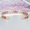M MOOHAM Graduation Gifts for Women Her Him 2026, Inspirational Graduation Bracelets Class of 2026 High School College Graduation Gifts for Women Her with Graduation Box(With Box-Go confidently in the direction of your dreams…（Rose Gold))