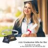 M MOOHAM Graduation Gifts for Women Her Him 2026, Inspirational Graduation Bracelets Class of 2026 High School College Graduation Gifts for Women Her with Graduation Box(With Box-She believed she could so she studied…)