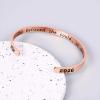 M MOOHAM Graduation Gifts for Women Her Him 2026, Inspirational Graduation Bracelets Class of 2026 High School College Graduation Gifts for Women Her with Graduation Box(” With Box -She Believed She Could So She Did(Rose Gold))