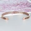 M MOOHAM Graduation Gifts for Women Her Him 2026, Inspirational Graduation Bracelets Class of 2026 High School College Graduation Gifts for Women Her with Graduation Box(With Box-Whenever you find yourself doubting how far you can go just remember…(Rose Gold))