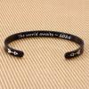 M MOOHAM Graduation Gifts for Women Her Him 2026, Inspirational Graduation Bracelets Class of 2026 High School College Graduation Gifts for Women Her with Graduation Box(With Box-The world awaits 2026(Black))