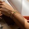 M MOOHAM Mothers Day Gifts – Gold Birthstone Bracelets Stack for Women – 14K Real Gold Plated Beaded Bracelets Rope Paperclip Chain Stackable Bracelet Non Tarnish, Friendship Birthday Jewelry Gifts(06.June(Alexandrite))