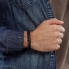 M MOOHAM Cross Bracelet for Men, Black Double-Row Braided Leather Bracelet | Stainless Steel Bible Verse Cross Bracelets, Christian Jewelry Religious Baptism Confirmation Faith Gifts for Men(Style 2-PHILIPPIANS 4:13)