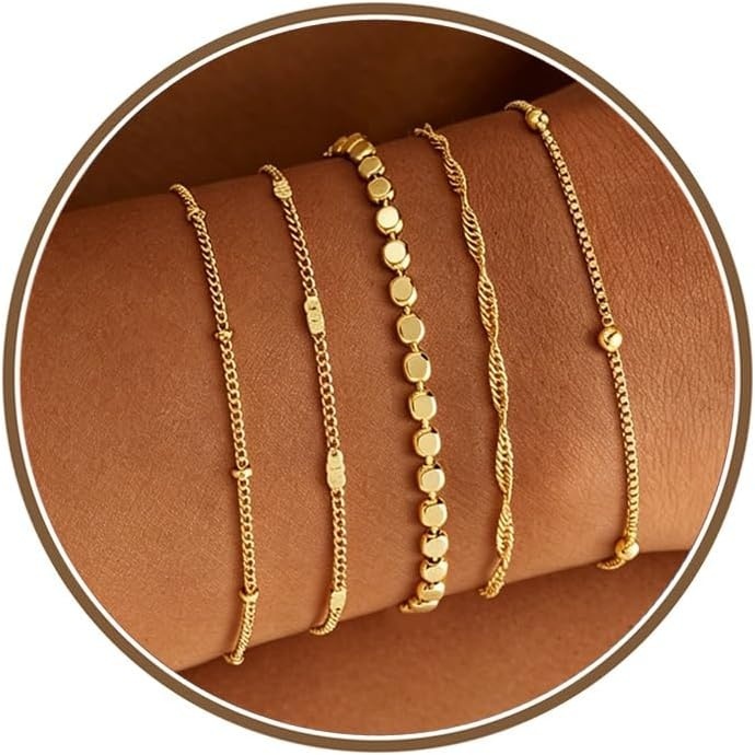 image:imageM MOOHAM Gold Bracelets Set for Women No Tarnish9Dot Singapore SatelliteG