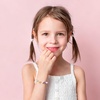M MOOHAM Colorful Bow Initial Bracelets for Girls, Gifts for Girls Kids(G)