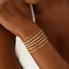 M MOOHAM Gold Bracelets Set for Women No Tarnish(4.Rope Beaded Set)