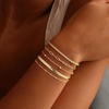 M MOOHAM Gold Bracelets Set for Women No Tarnish(8.Rope Snake Paperclip Set 2)