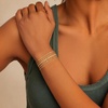 M MOOHAM Gold Bracelets Set for Women No Tarnish(9.Dot Singapore Satellite-G)