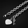 M MOOHAM Initial Bracelet for Women, Heart Charm Bracelets