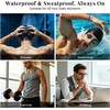 M MOOHAM Mens Bracelet, Black/Silver-Plated Chain Bracelets for Men(Black Wheat Chain+Silver-Plated Figaro Chain-8.5)