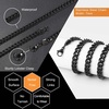 M MOOHAM Cuban Link Chain for Men – Black Chain for Men, Cuban Link Chain | Necklace for Men Gifts | Layered Mens Necklaces | Mens Chain | Stainless Steel Chains for Men Father